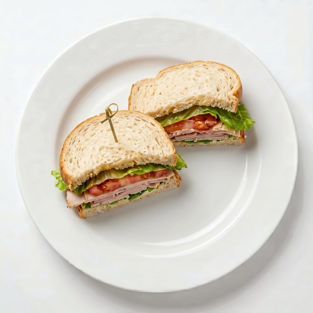 Tuna, Chicken, or Egg Salad Sandwich.