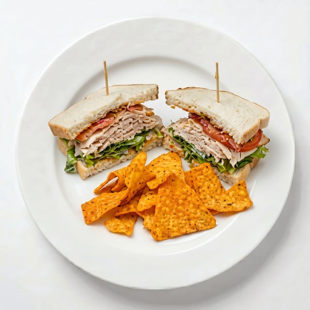 Turkey Club Sandwich.